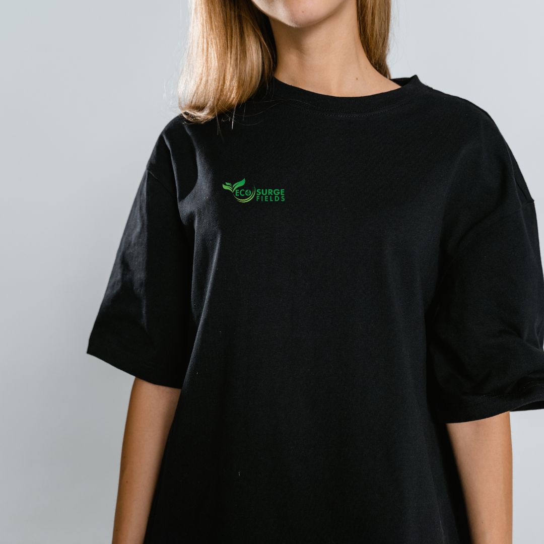 Eco Surge Fields Black T-Shirt
