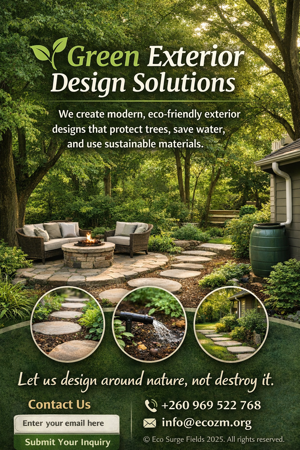 Green Exterior Design Solutions