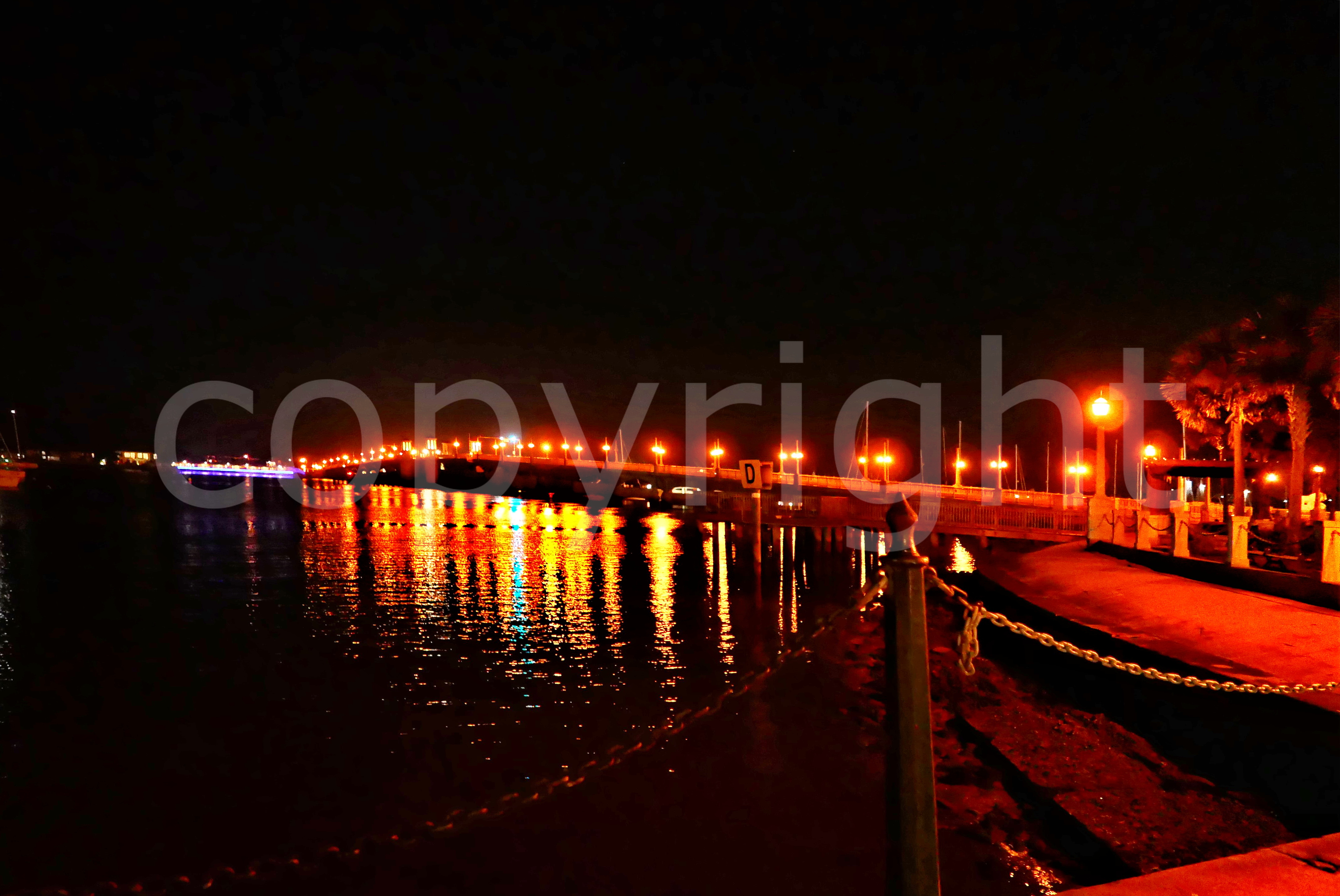 St. Augustine Night Waterfront