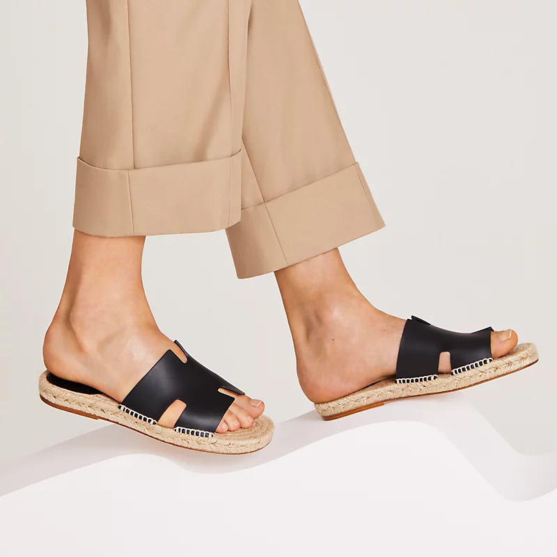 Leather Espadrille by Hermes