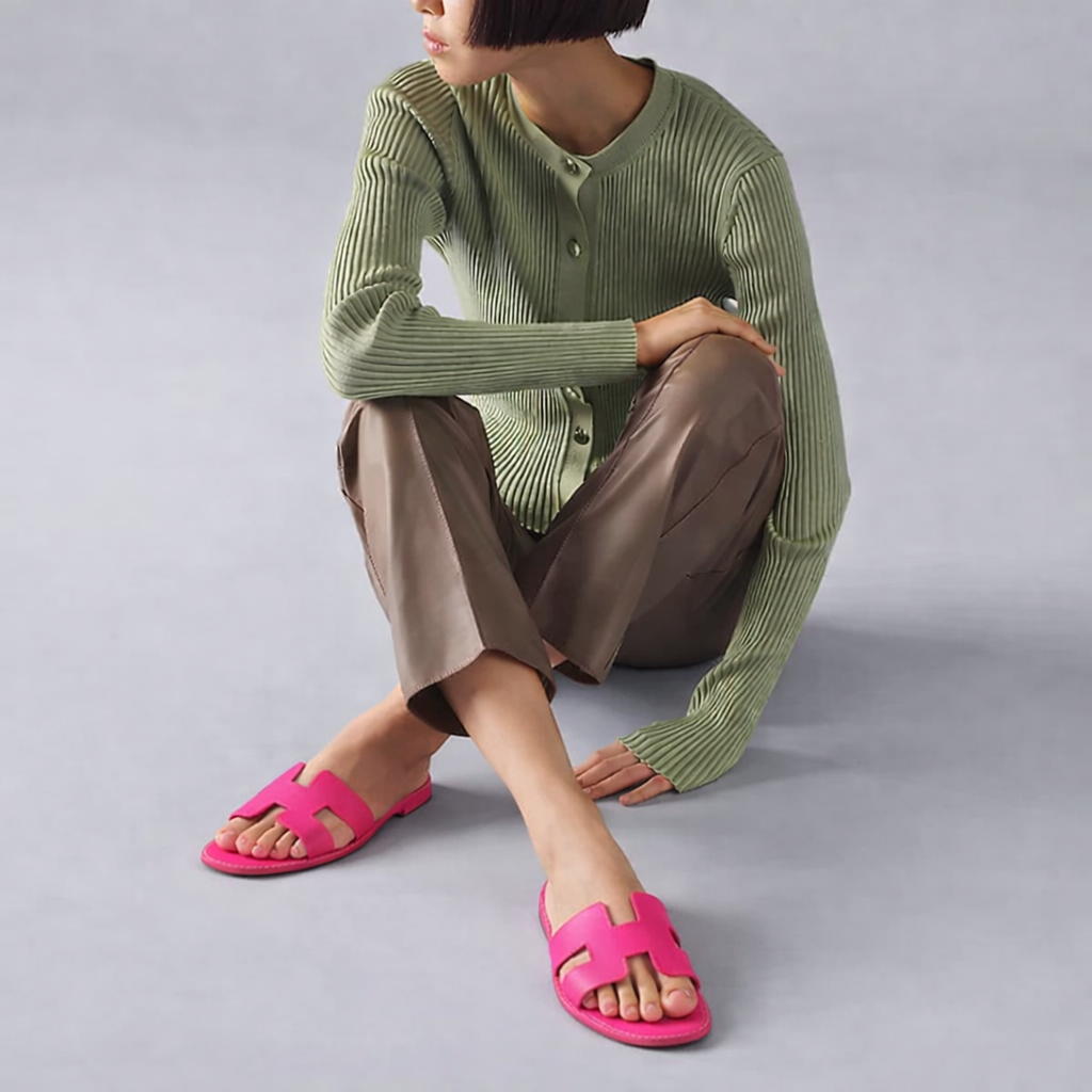 Women's Leather Sandals by Hermes