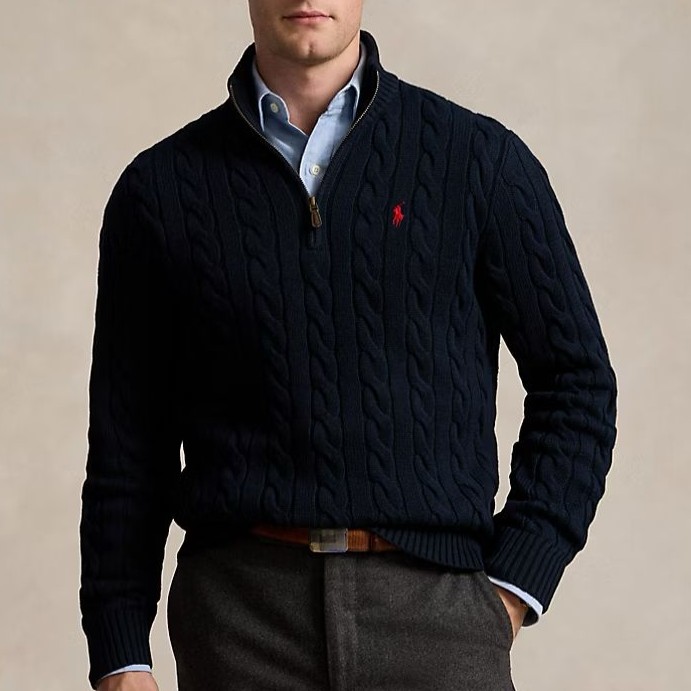 Ralph Lauren Quarter-Zip Sweater