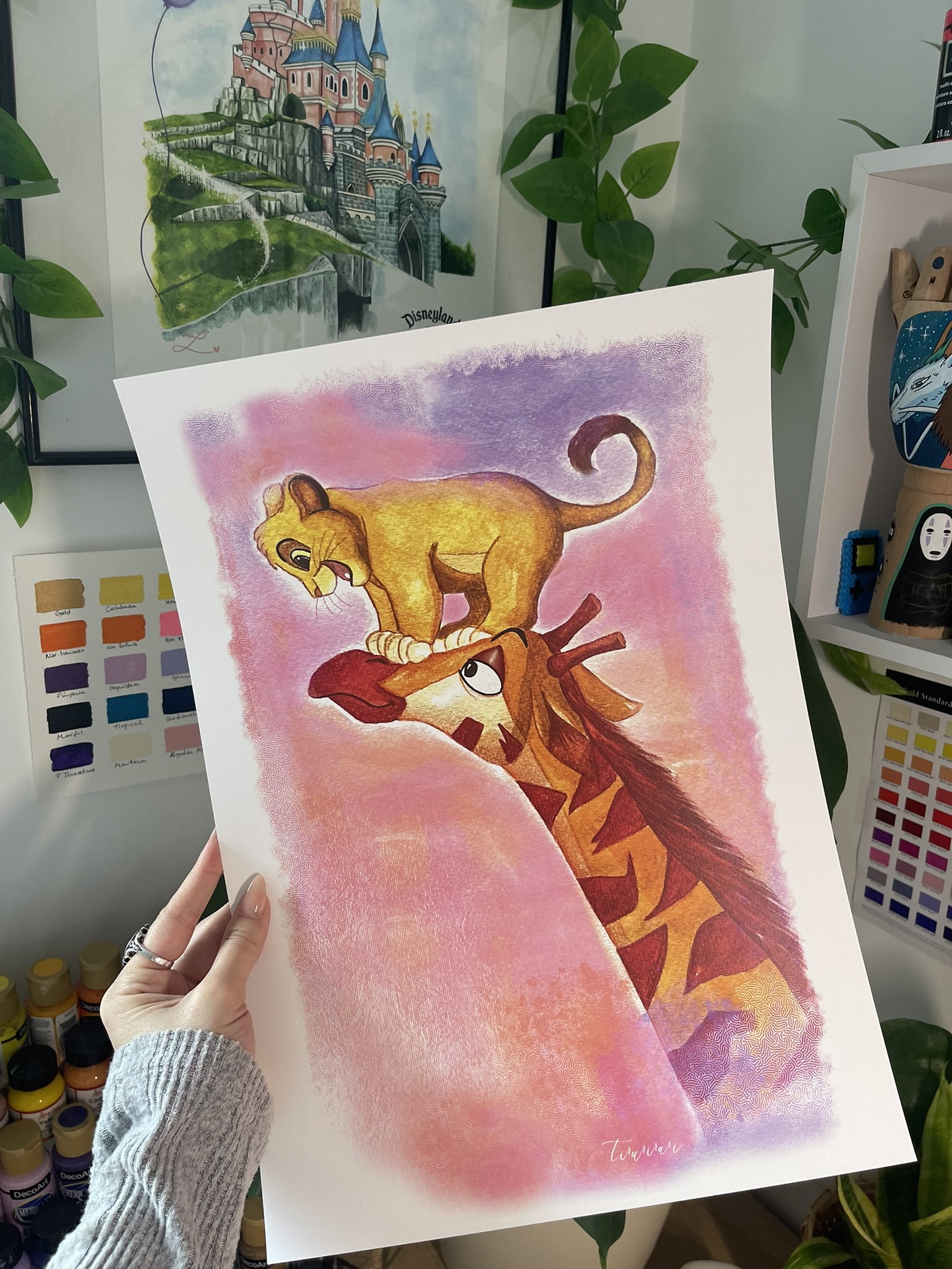 Lámina "Simba jirafa"