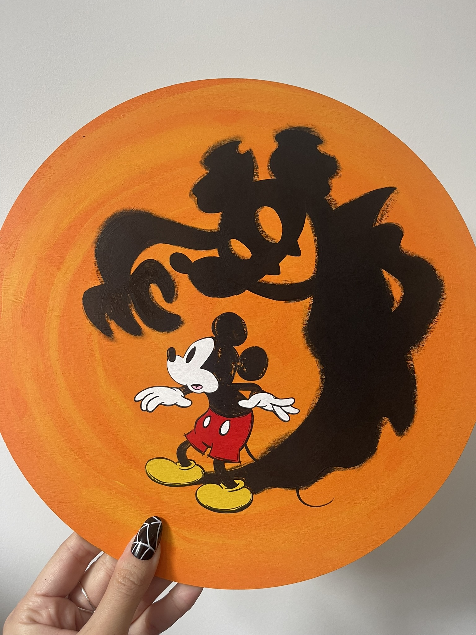 Madera Halloween Mickey