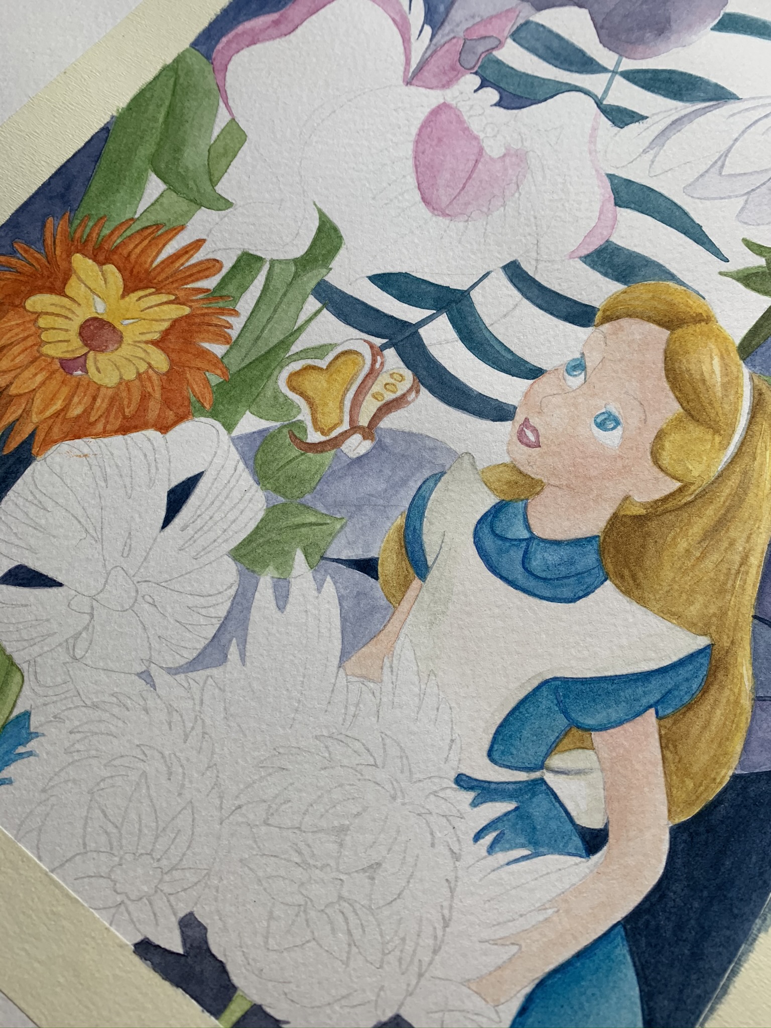 Lámina Alicia en el País de las Maravillas