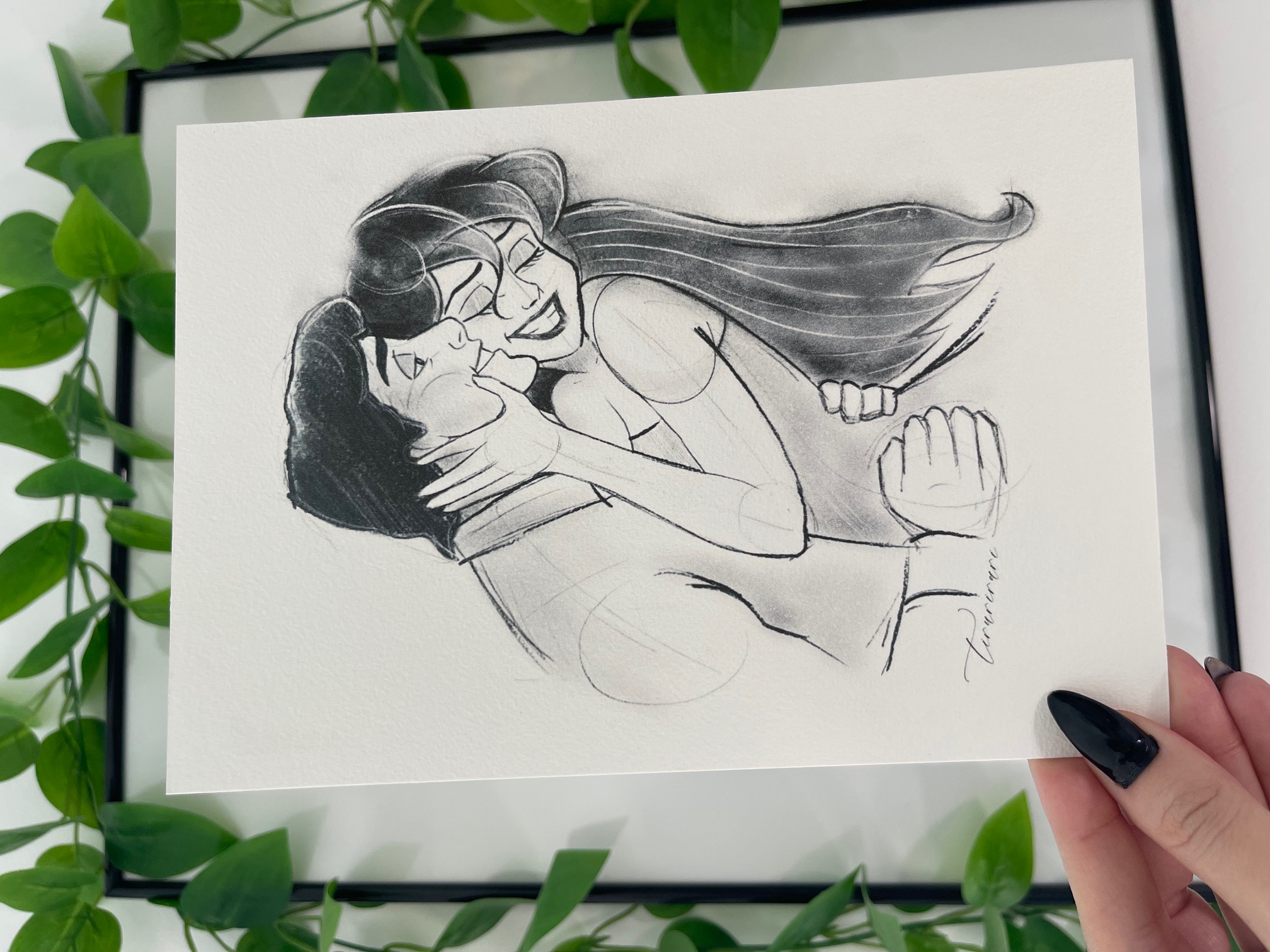 Lámina Ariel y Eric