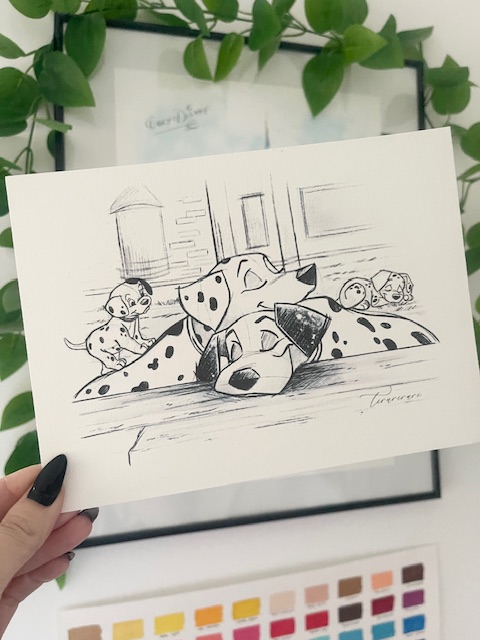 Lámina Pongo, Perdi y cachorros