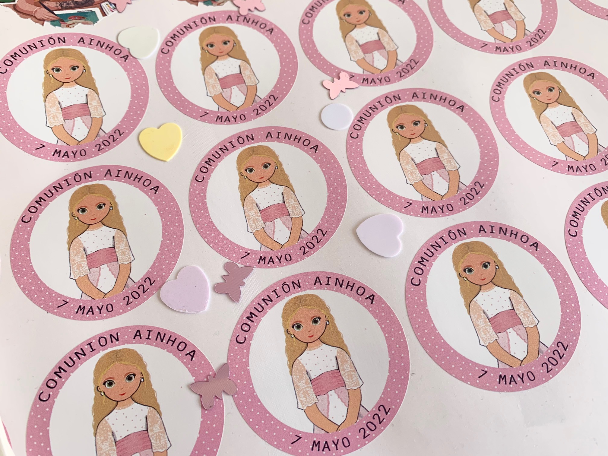 Etiquetas para Comunión