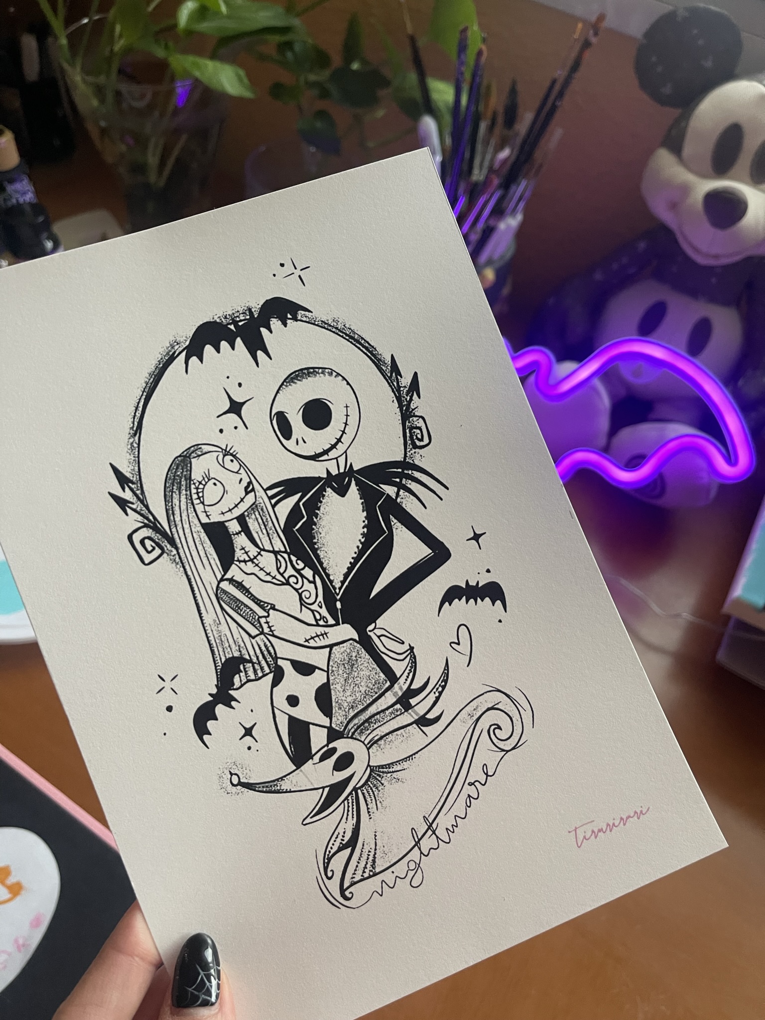 Lámina Jack y Sally
