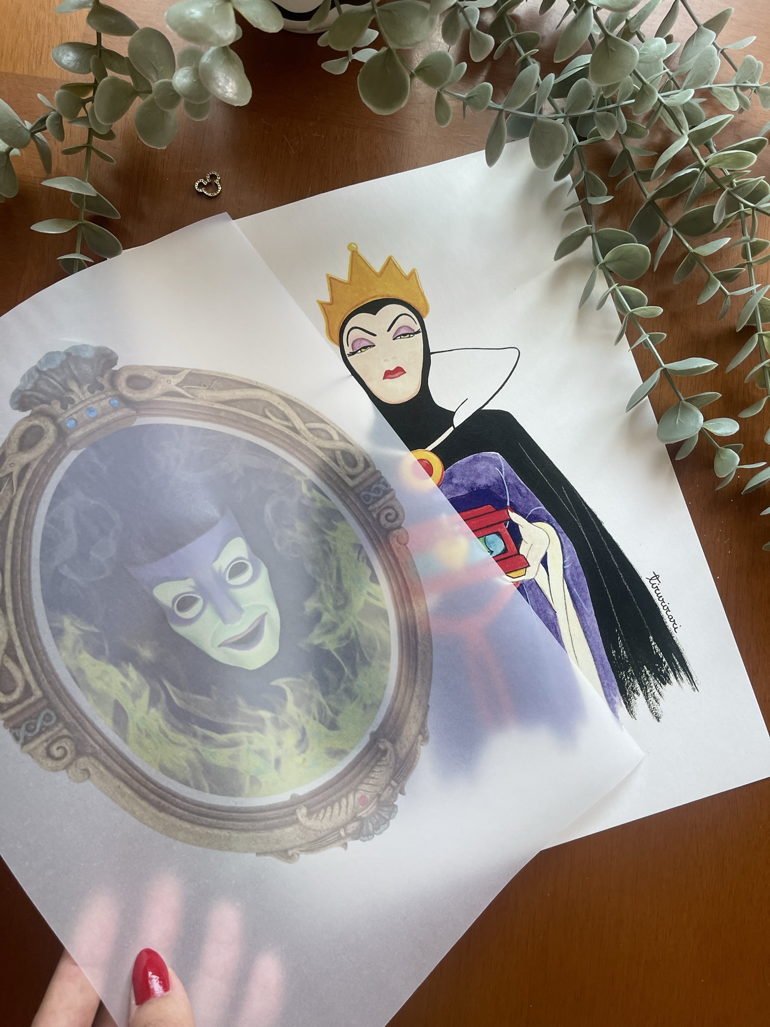 Lámina "Reina Grimhilde"