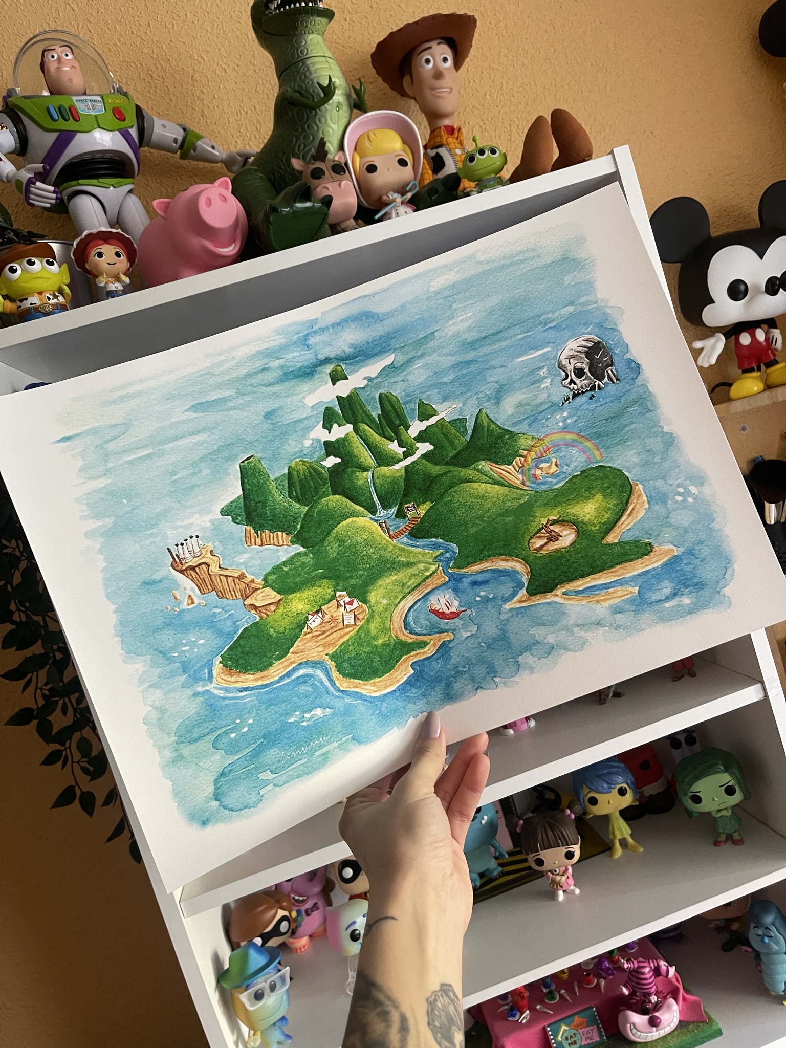 Ilustración Isla Fantástica