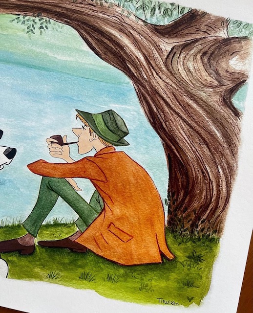 Láminas "Pongo y Perdi" 101 Dálmatas