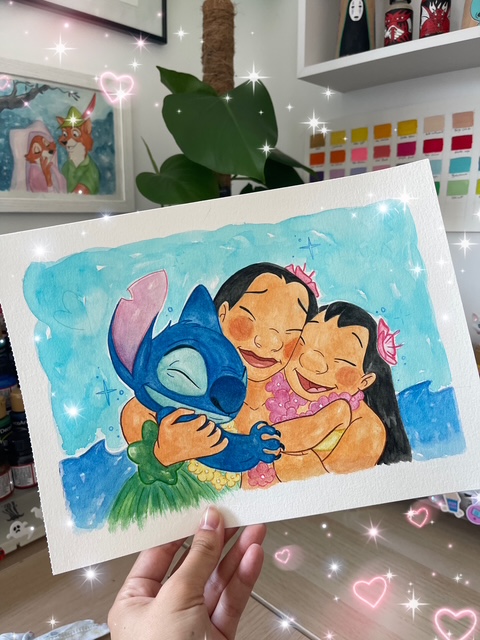 Acuarela personalizada