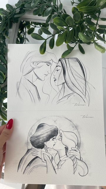 Lámina Pocahontas / Odette