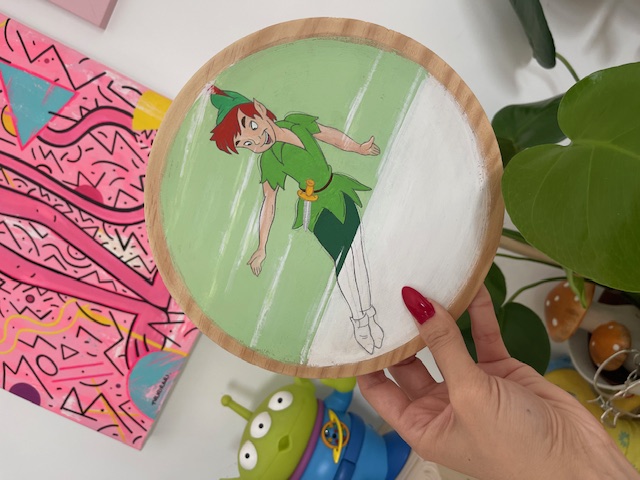 Plato de madera "Peter Pan"