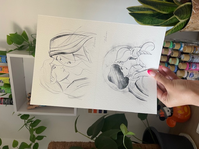 Lámina Pocahontas / Odette