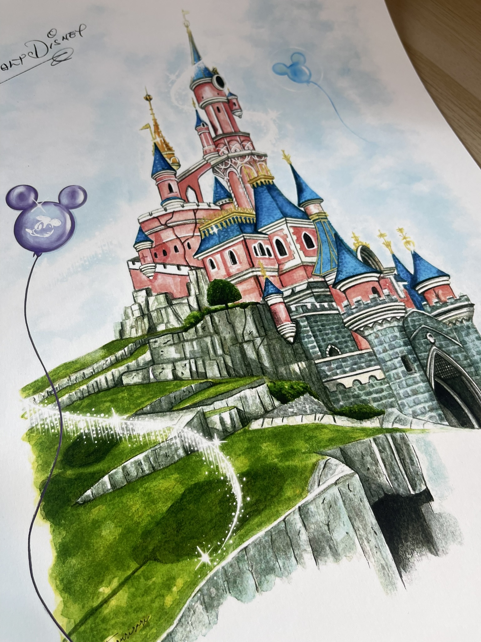Ilustración Castillo Disneyland París