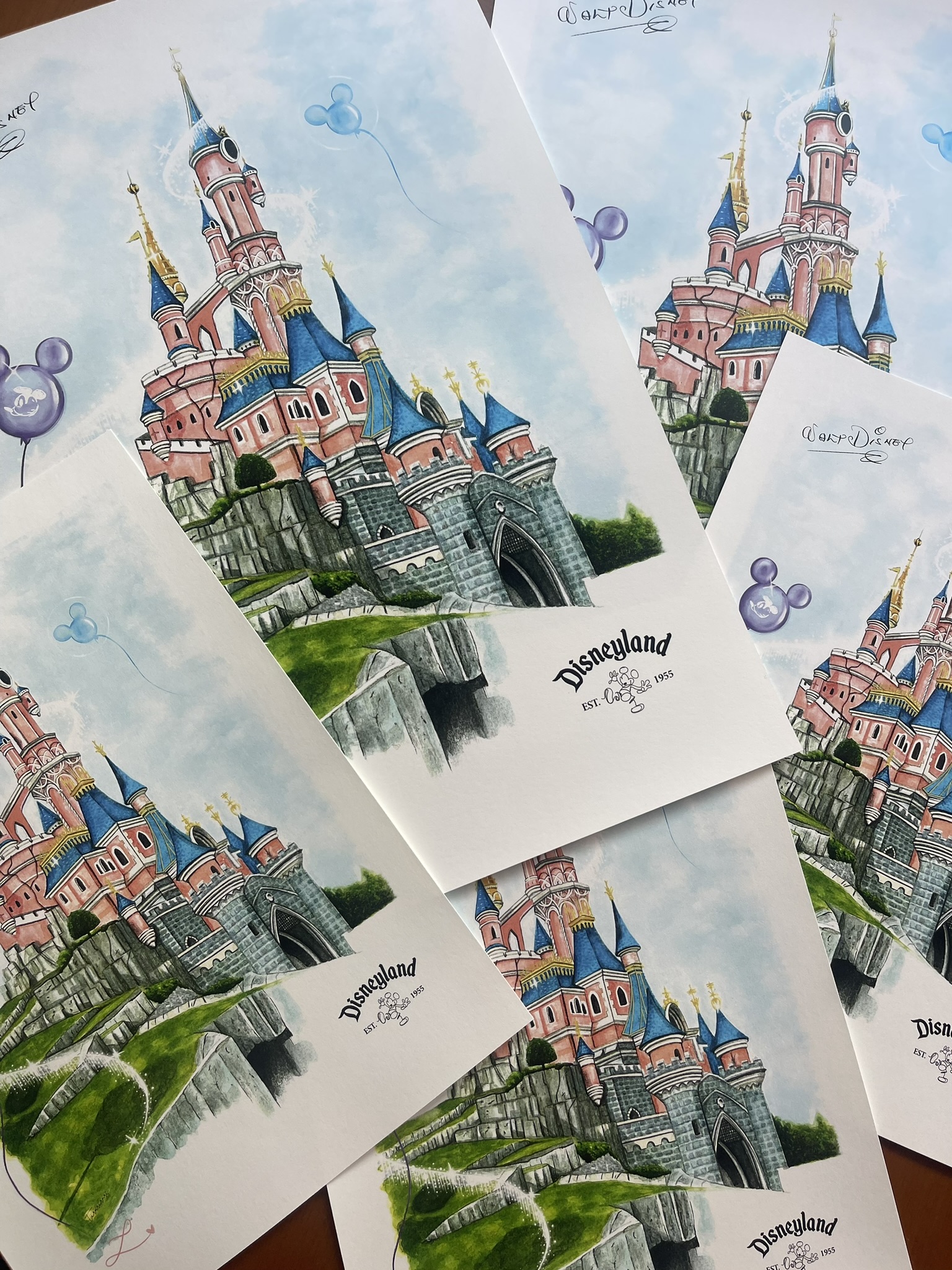 Ilustración Castillo Disneyland París