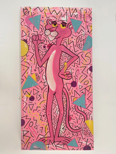 Cuadro original "PINK PHANTER"