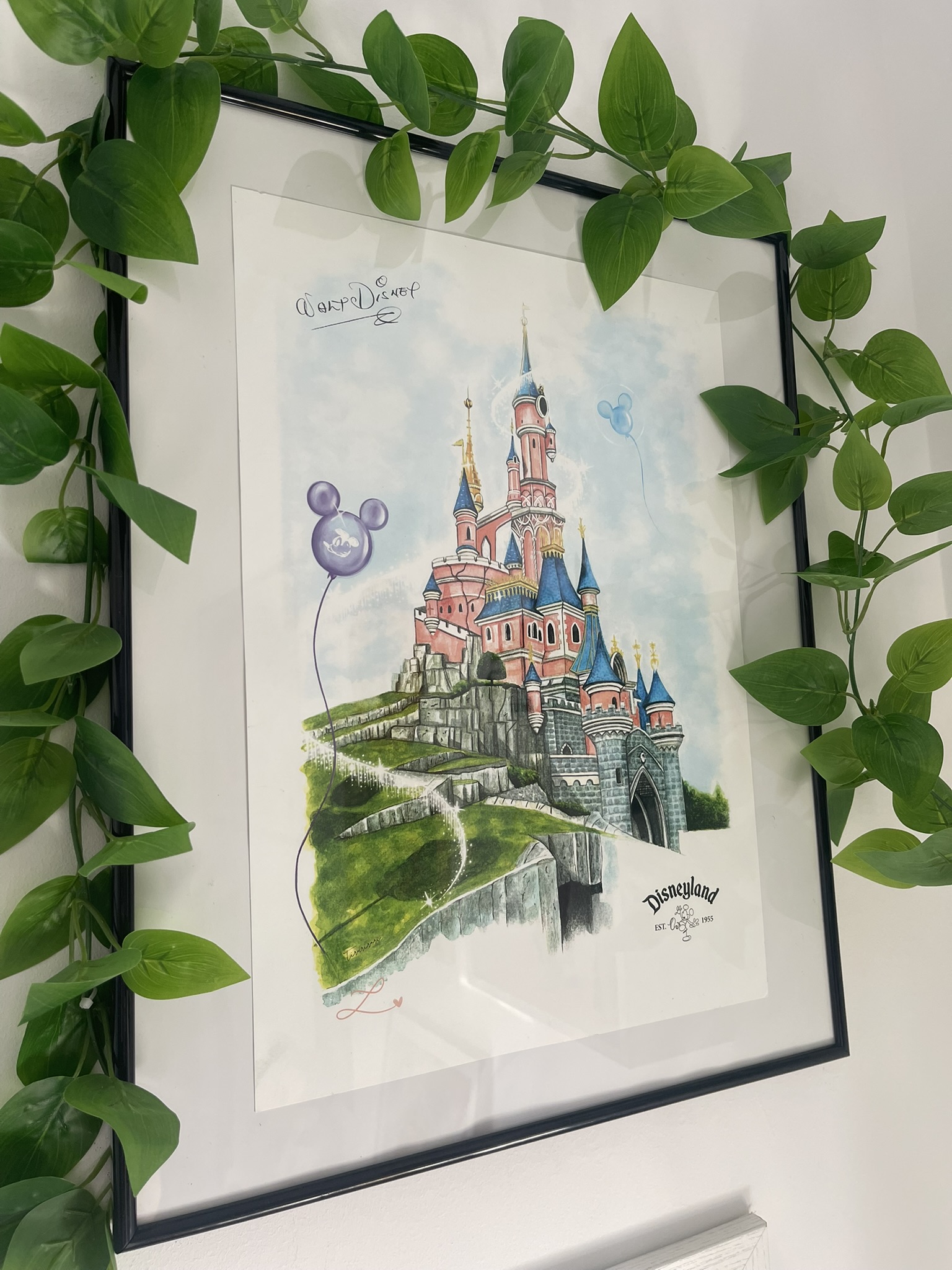 Ilustración Castillo Disneyland París