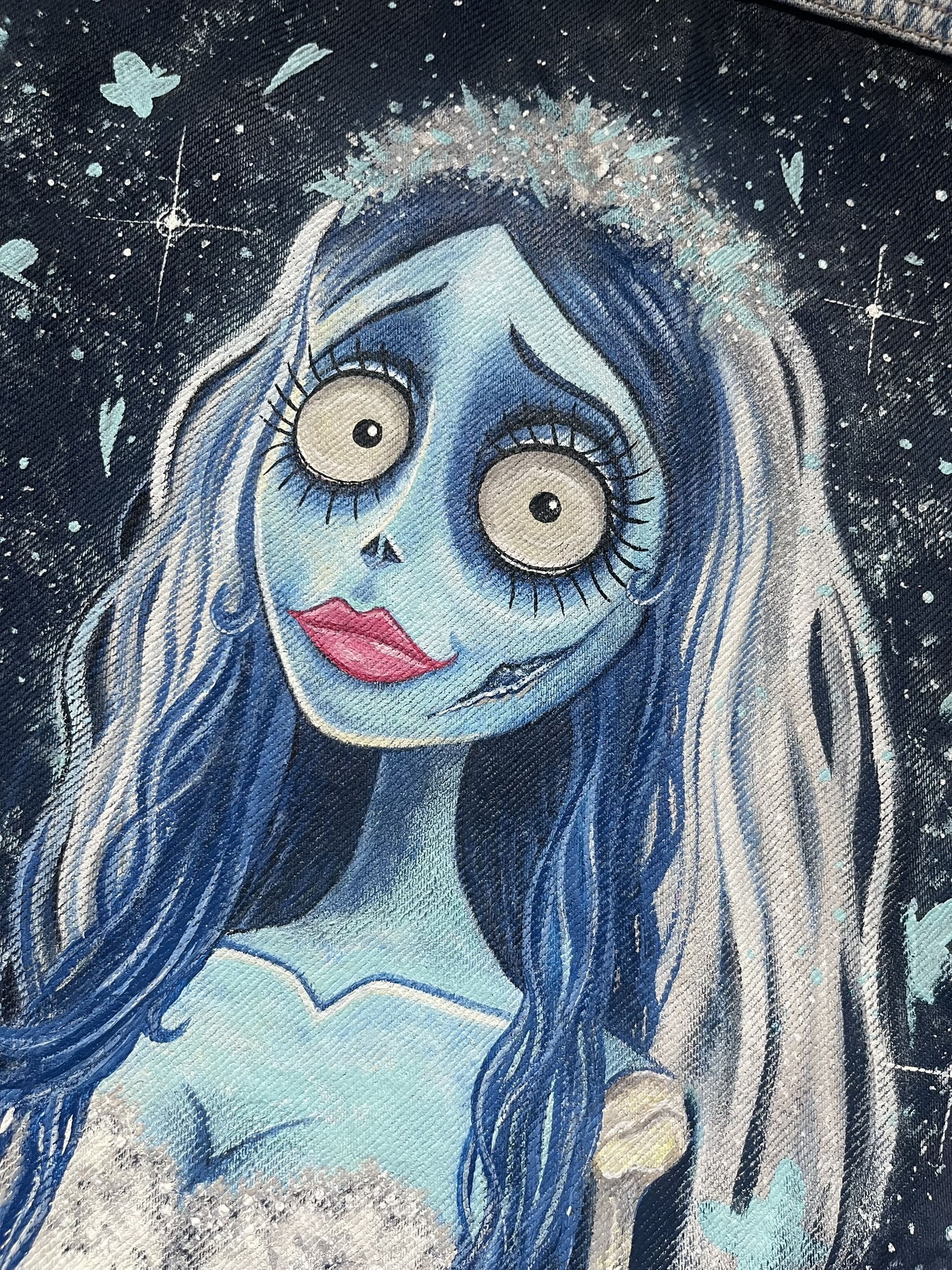 Chaqueta pintada a mano