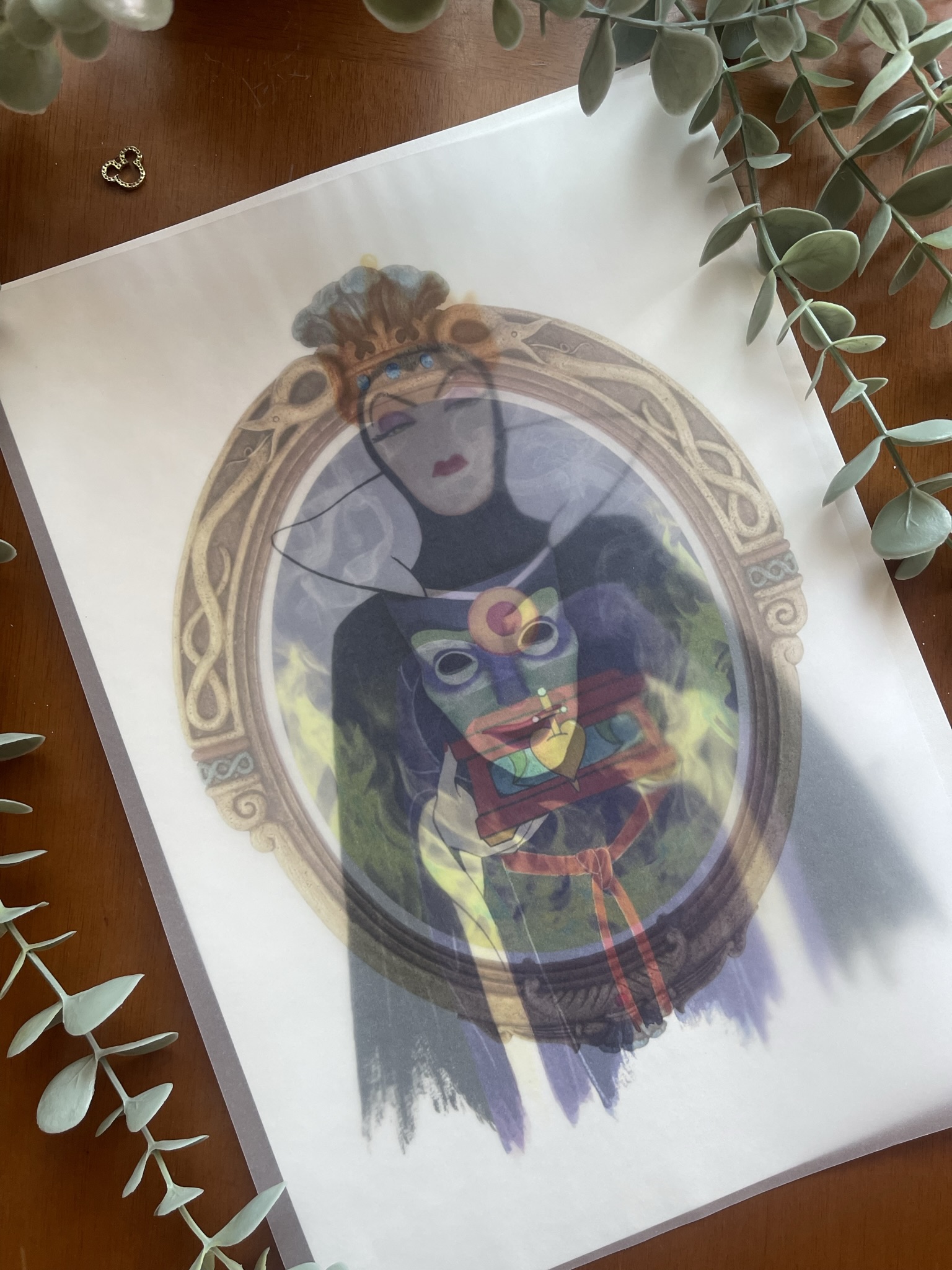 Ilustración Reina Grimhilde