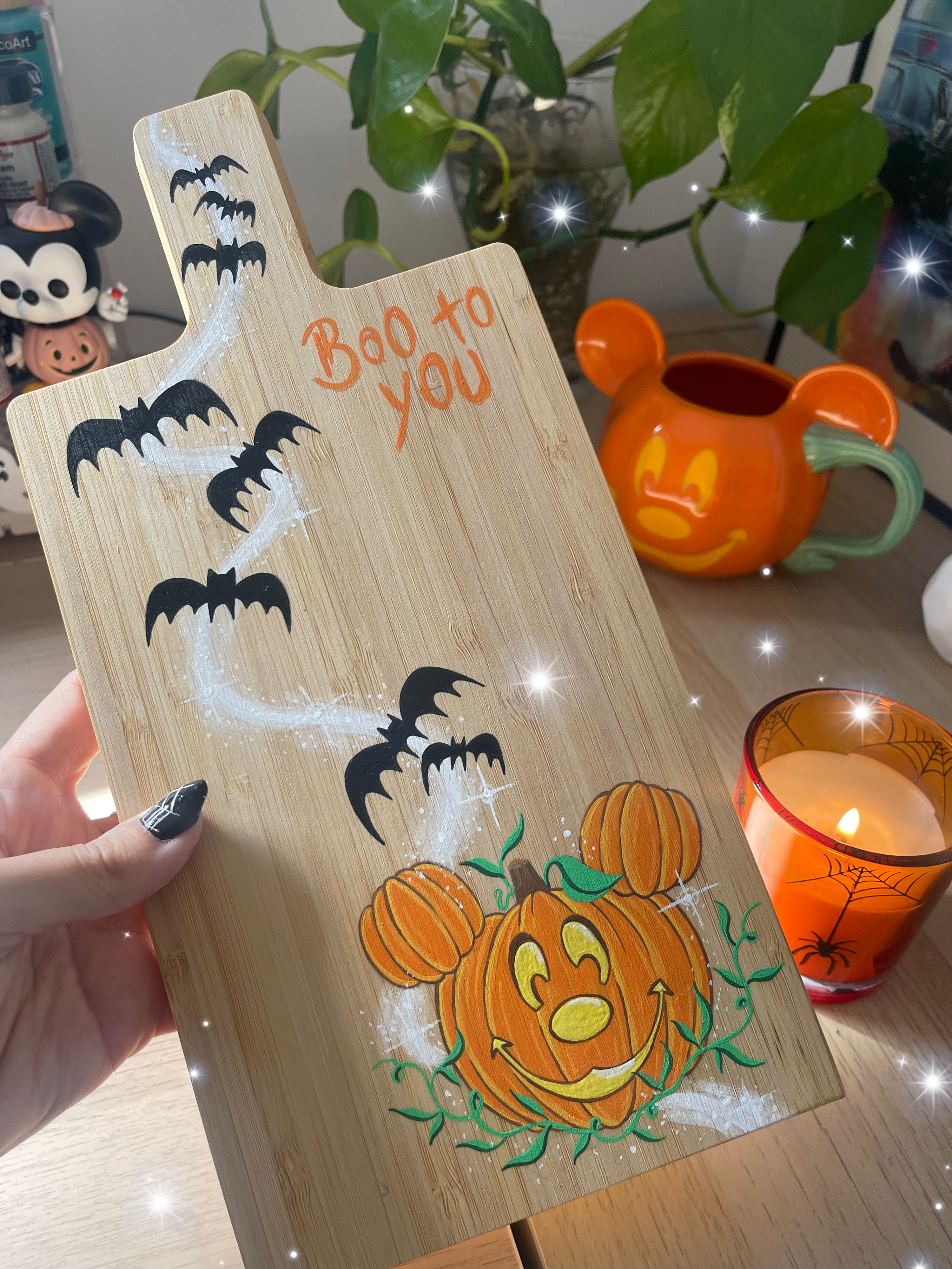 Tabla Mickey Calabaza