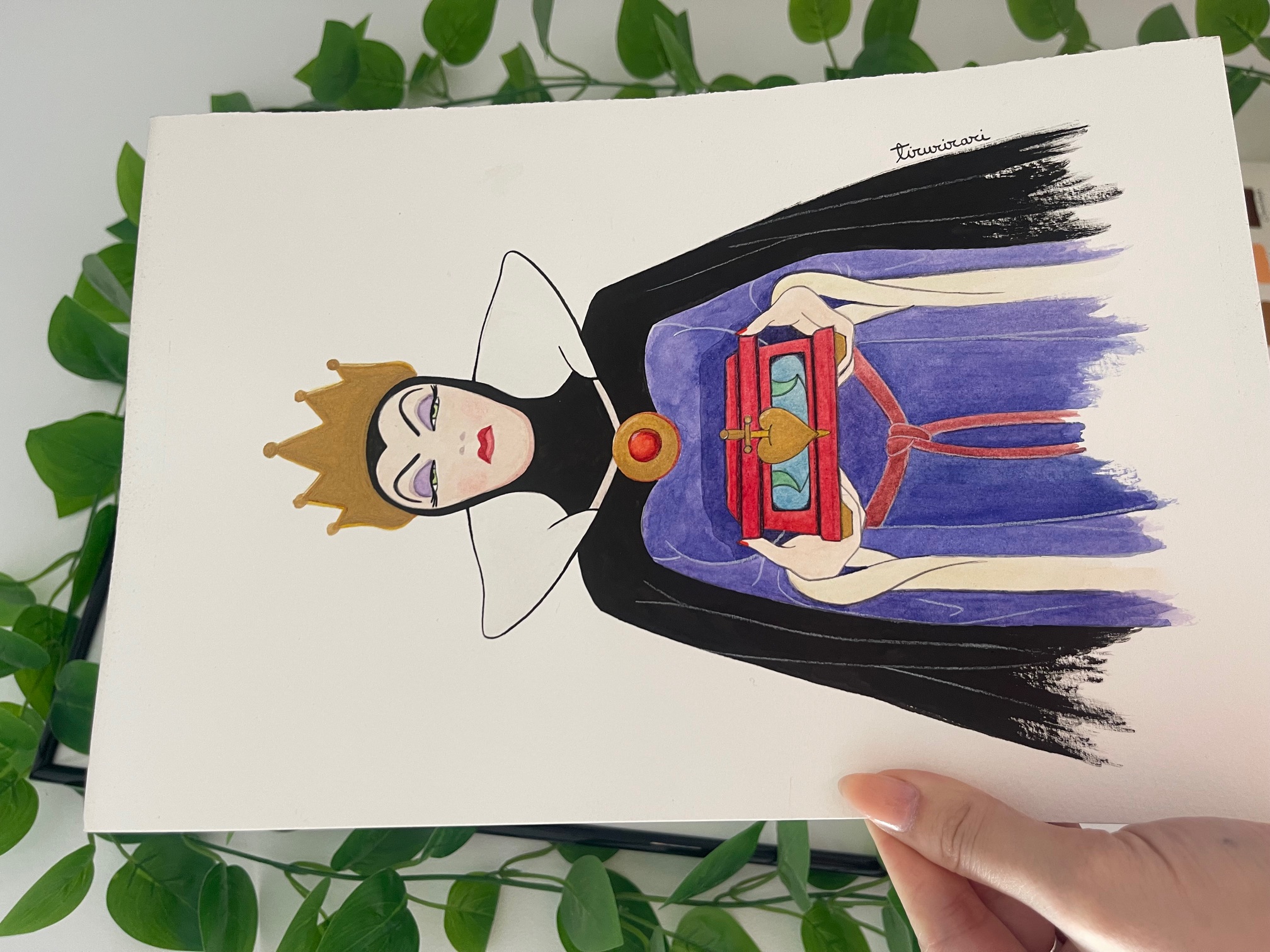 Lámina "Reina Grimhilde"