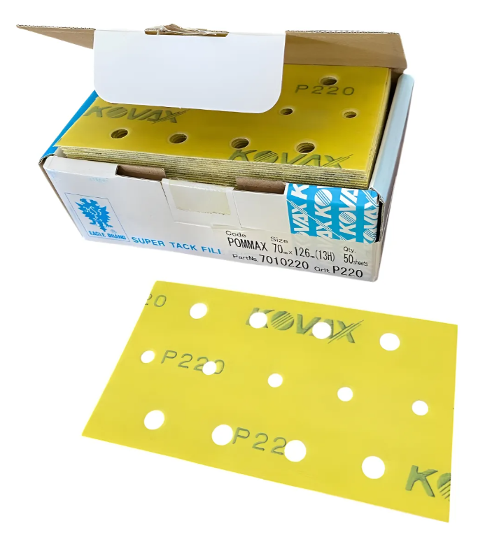 Lijas Tira Kovax con Velcro De 70mm X 126mm