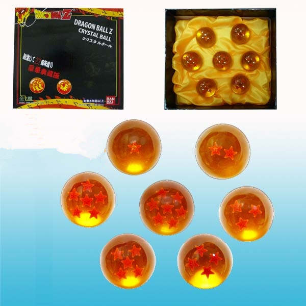 4.2cm 7PCS/BOX Dragon Ball Z Crystal Ball Anime Figure