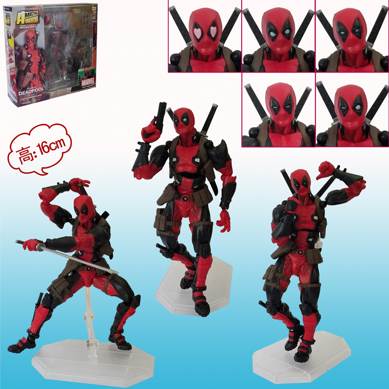 Marvel Super Hero Character Deadpool Action Figures Anime Figure (16CM)