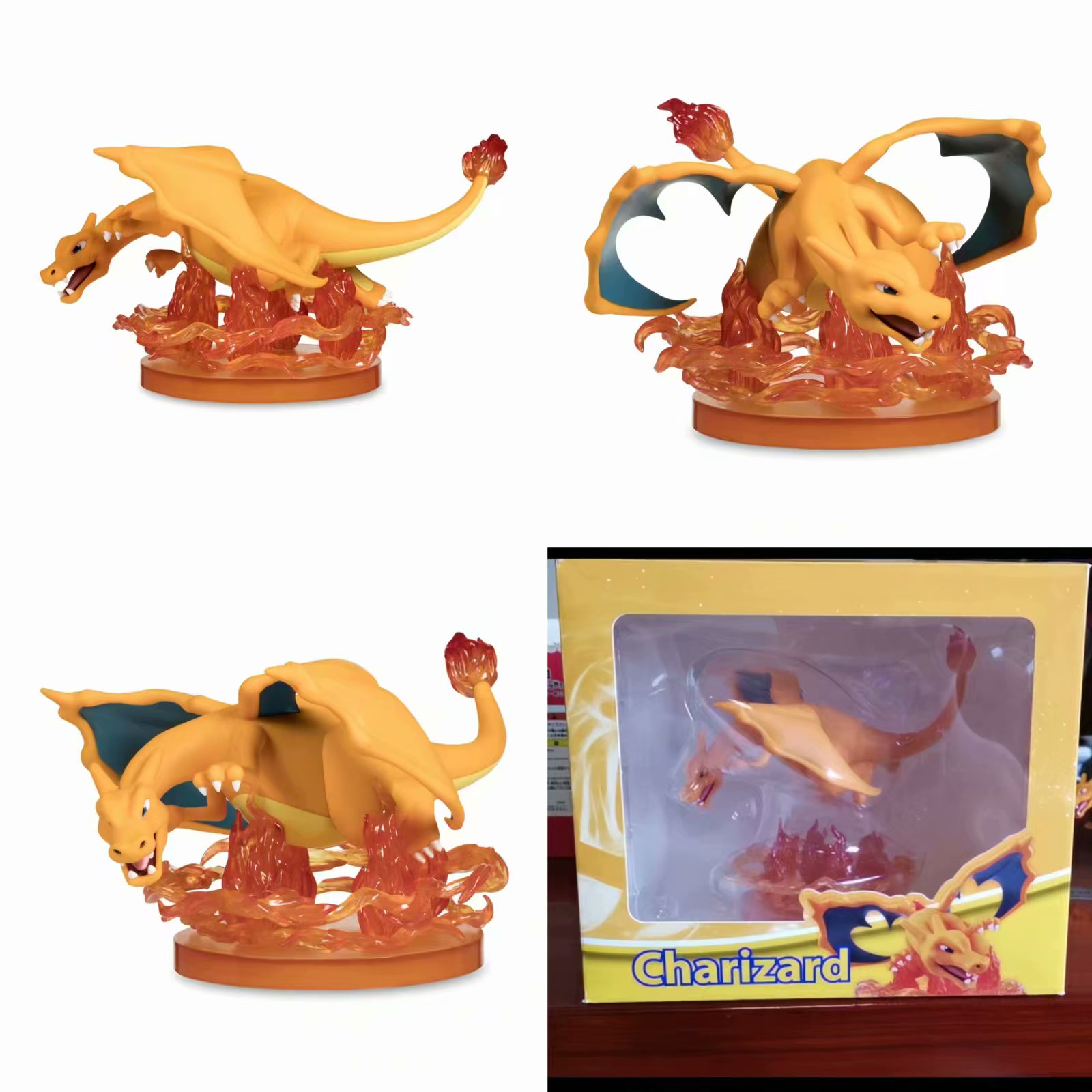 Pokemon Charizard Figure Big Eyes Collection Toys Statue Anime PVC Figures