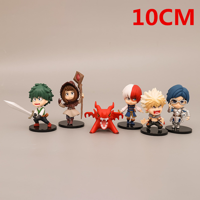 6PCS/SET My Hero Academia PVC Anime Figure Toy (Opp Bag)
