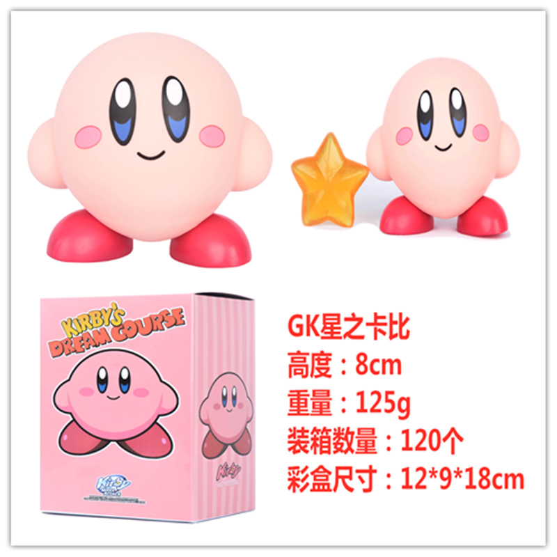 8cm GK KIDULT Star Kirby Collectible Model Toy Anime Action Figure