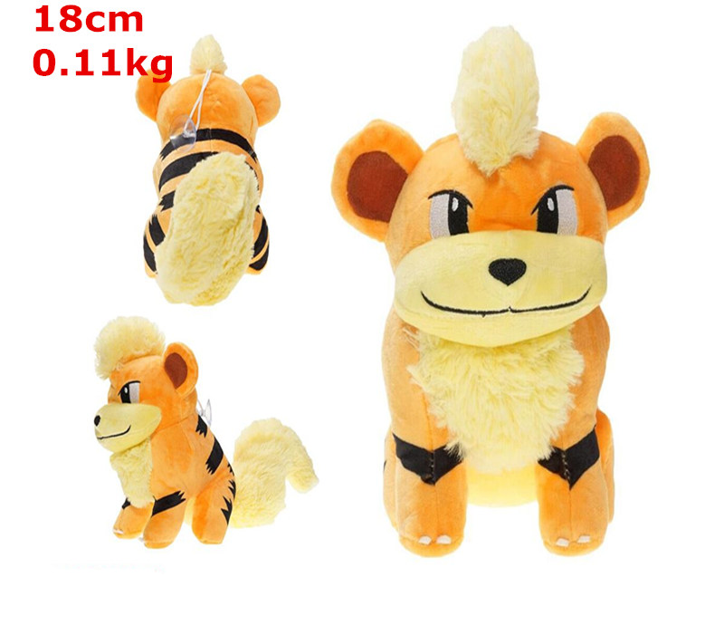 Pokemon Growlithe Japanese Cartoon Stuffed Doll Anime Plush Toy