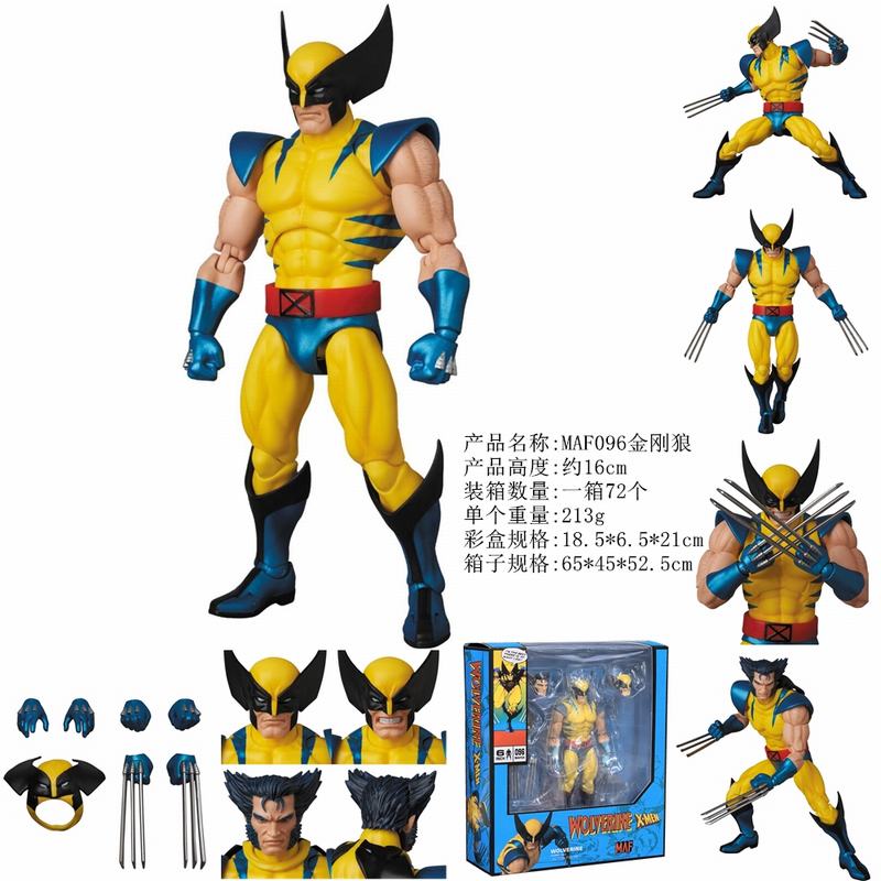 16CM Marvel X-Men MAF096 Wolverine Action Figure