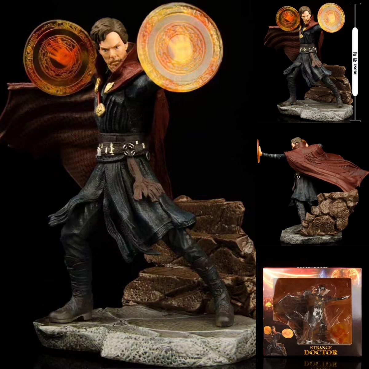 18cm Doctor Strange Cartoon Anime PVC Figure