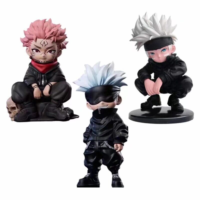 11CM 3 Styles Jujutsu Kaisen Satoru Yuji Itadori Gojo Cartoon Anime PVC Figure Action Figure