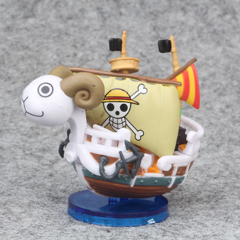 2 Styles One Piece Thousand Sunny/Going Merry Anime Boat Figure