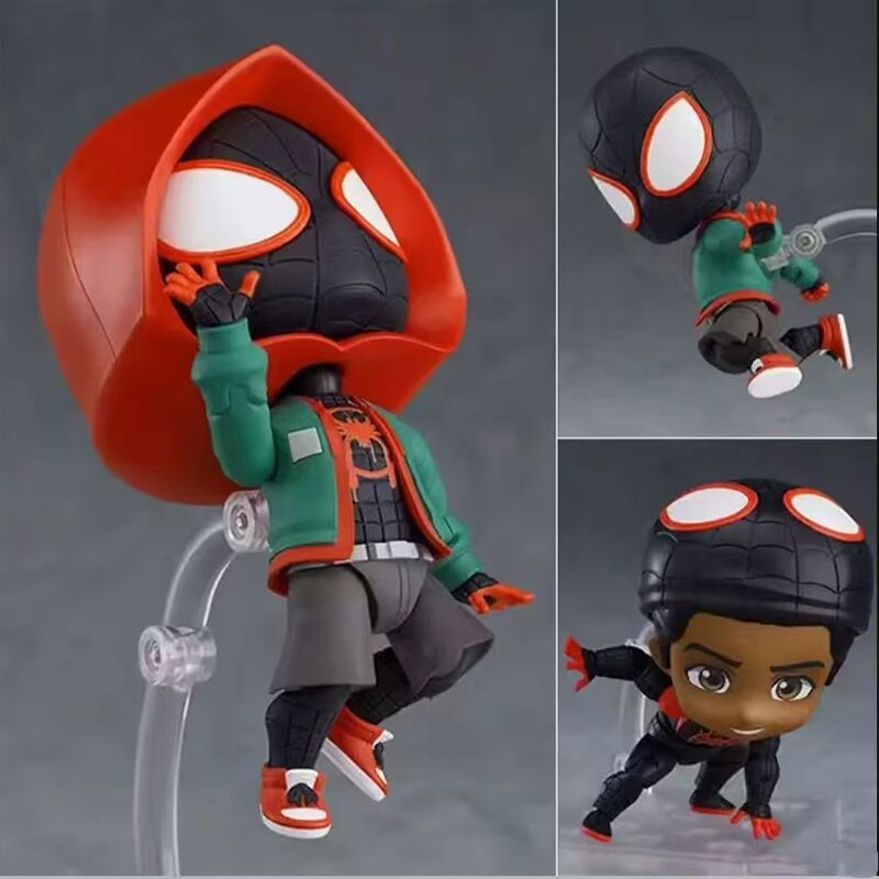 Nendoroid Spider-Man：Into the Spider-Verse1180-DX Anime PVC Figure Toy