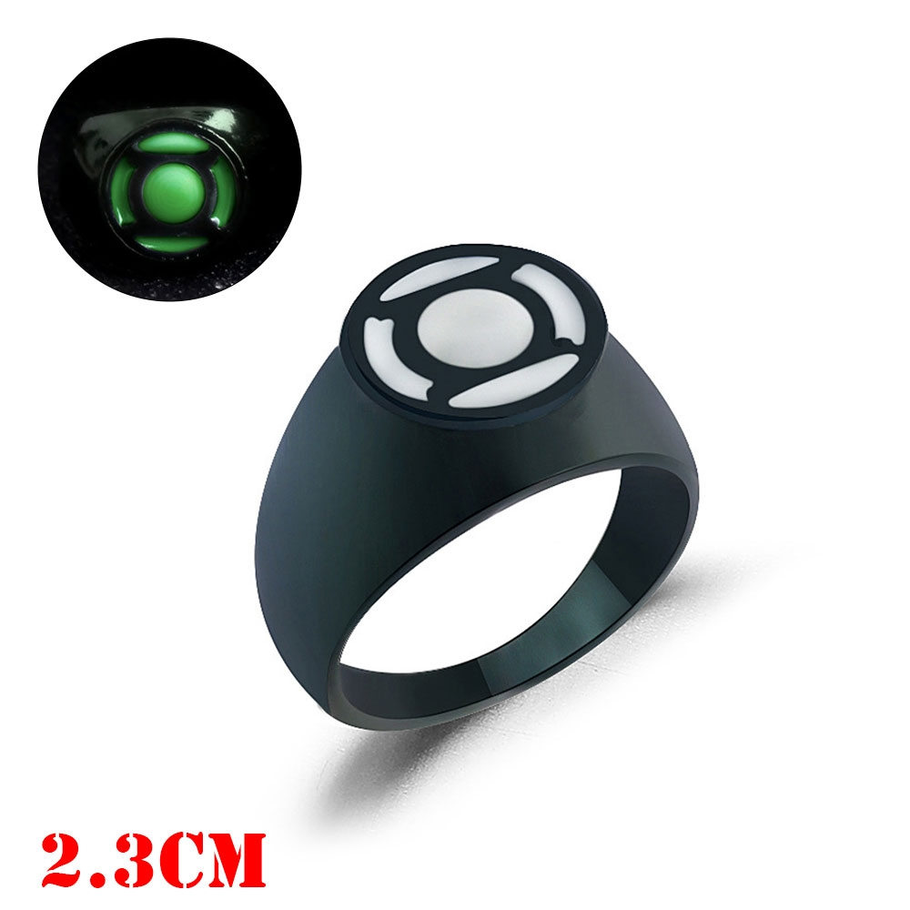 DC Comics Green Lantern Movie Noctilucent Alloy Ring