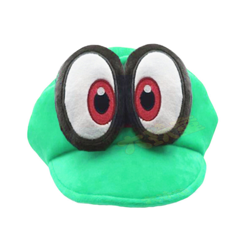 2 Color Super Mario Bros Unisex Cute Decorative Anime Plush Hat Cap