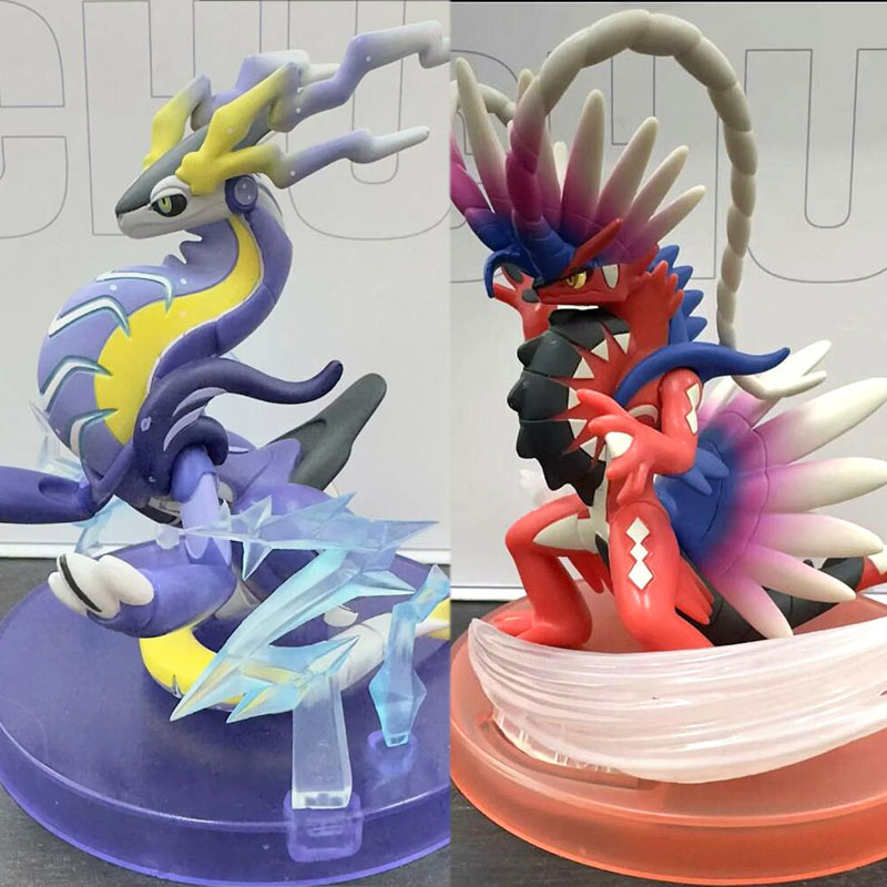 2 Styles 15CM Pokemon Red Koraidon And Blue Miraidon Cartoon PVC Anime Figure