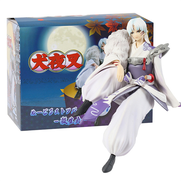 14 CM InuYasha Sesshoumaru Cartoon Character Model Toy Anime PVC Figure