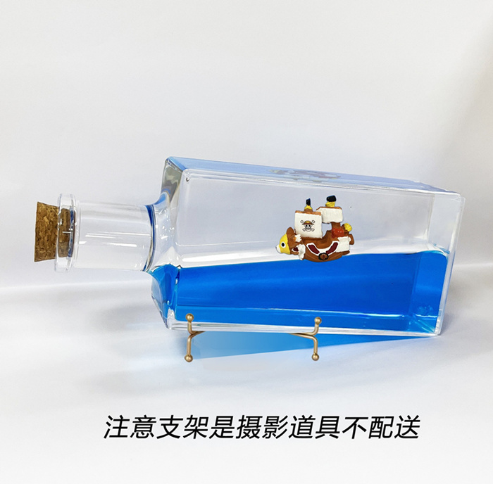 3 Styles One Piece Thousand Sunny/Going Merry Boat Drift Bottle Figure