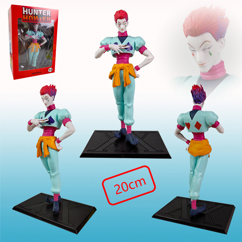 20CM Hunter X Hunter Hisoka Cartoon Anime PVC Figure Toy Doll