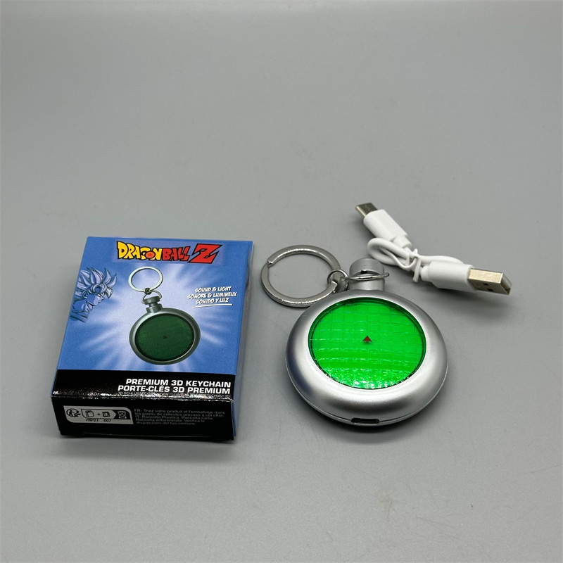 7*5.5CM Dragon Ball Radar Keychain Rechargeable with Sound And Light