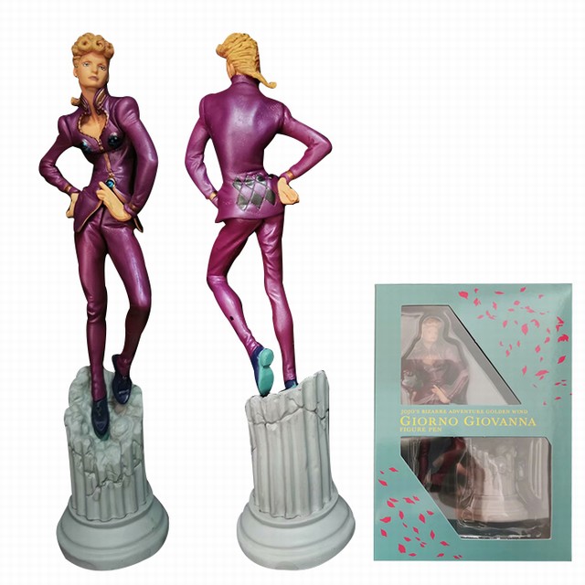 JoJo's Bizarre Adventure Giorno Giovanna Character Anime PVC Figure Model Collection Toy 14cm