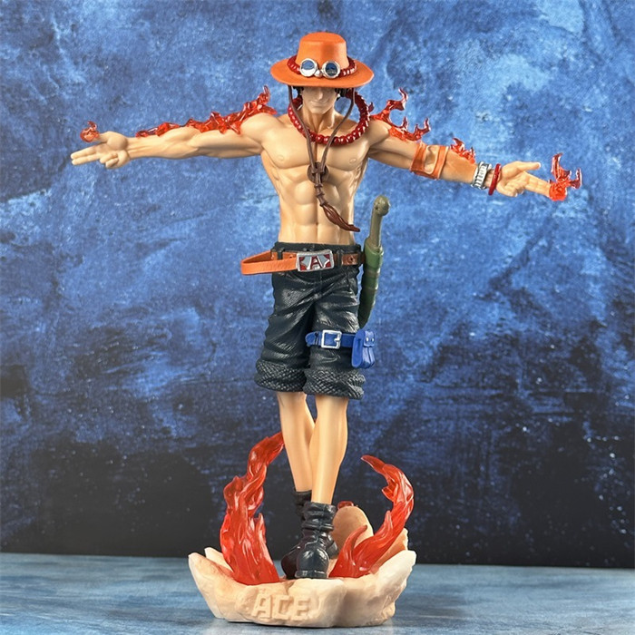 27cm GK One Piece Portgas·D· Ace Cartoon Anime PVC Figure