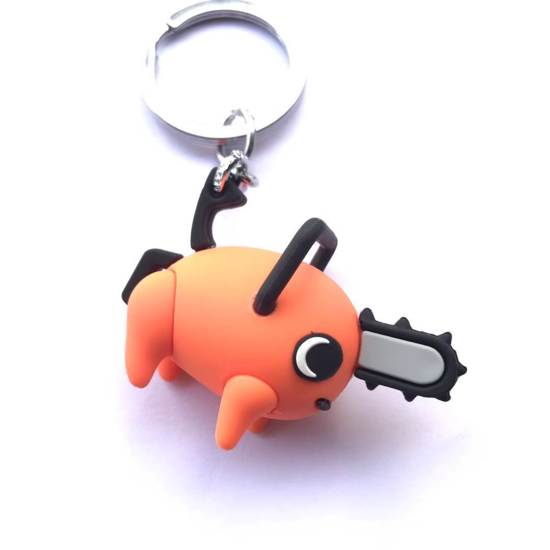 Chainsaw Man Pochita Cartoon Cute Anime PVC Keychain